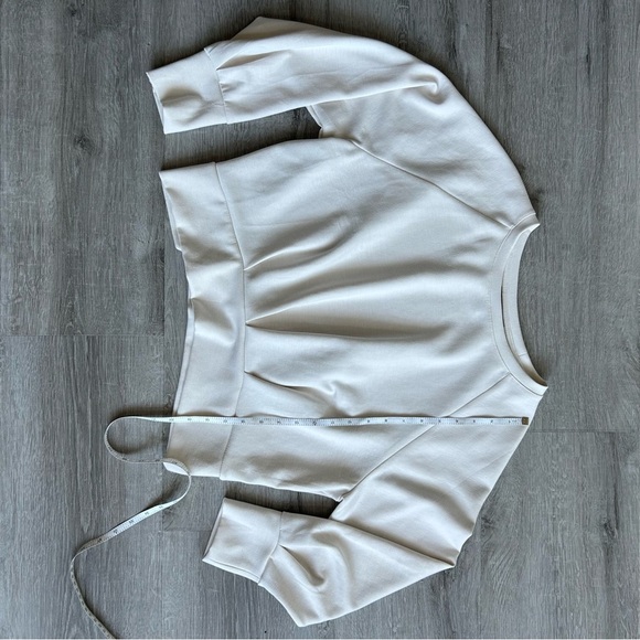 Women’s Truth by Republic Ivory crew neck Sweatshirt size M - Picture 5 of 6